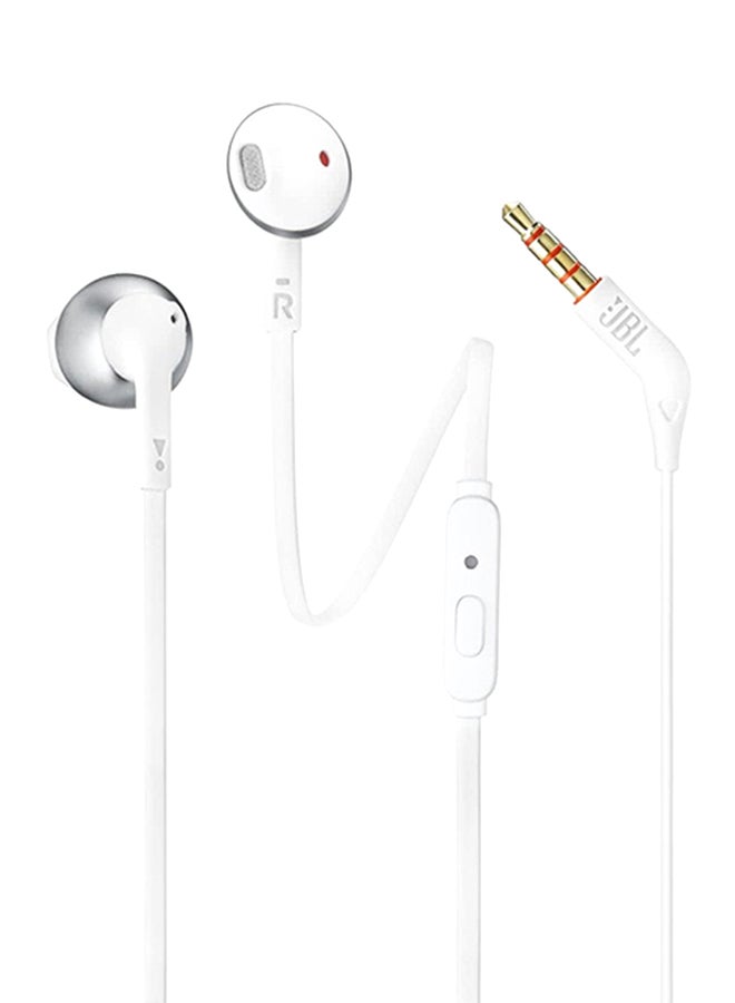 JBL Tune 205BT Champagne Gold/White - Image 1