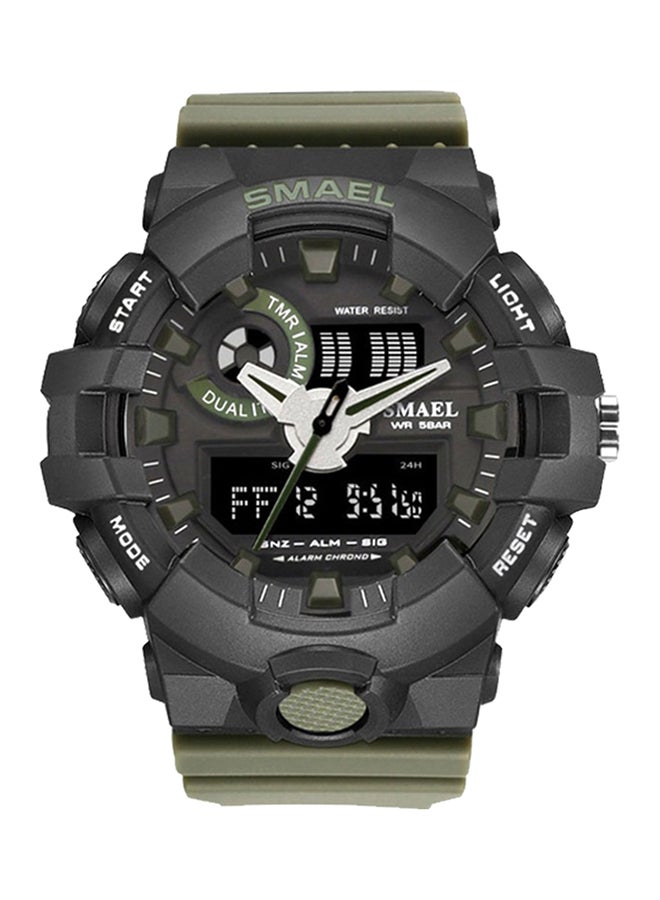 Men's Water Resistant Analog/Digital Watch WS1642-8