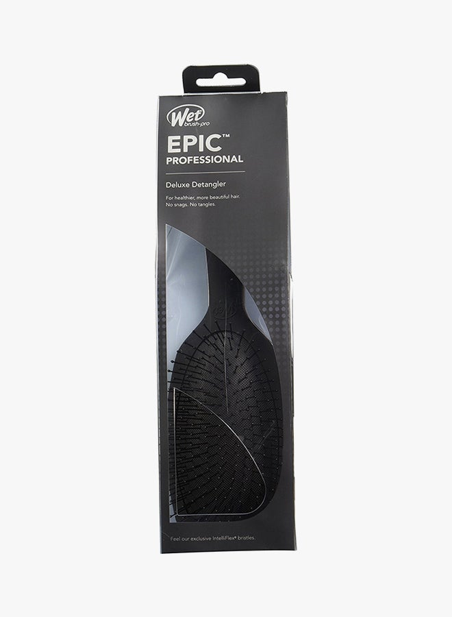 Wet brush - Epic Deluxe Detangle Hair Brush Black 85grams - Image 1