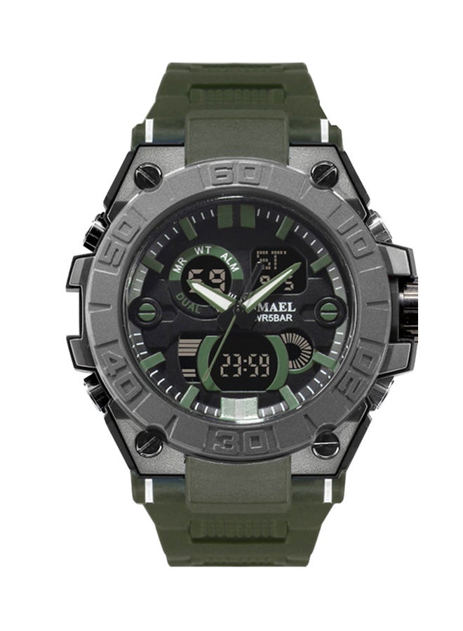 SMAEL Men's Water Resistant Analog/Digital Watch WS8003