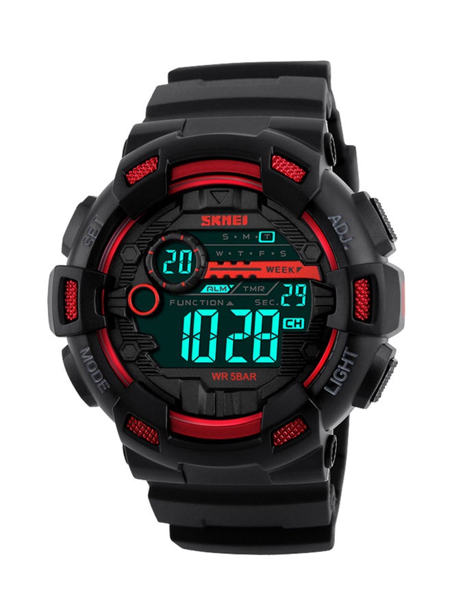 SKMEI men Water Resistant Digital Wrist Watch 1243 - 50 mm - Black 