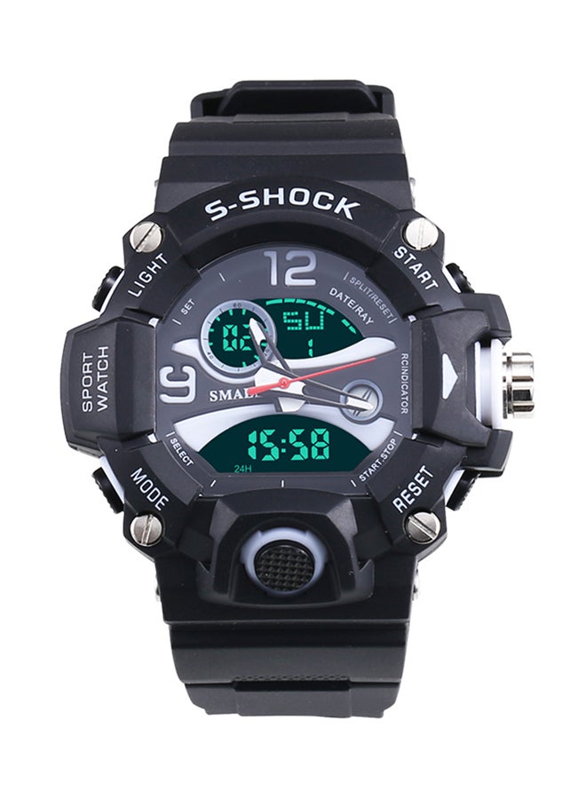 Men's Water Resistant Analog/Digital Watch WS1385B-8