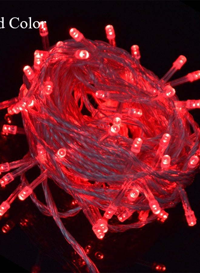 هيفن خيط مصابيح LED للزينة بتصميم جنيات أحمر 10متر - Image 2
