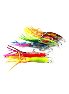 Generic 6-Piece Artificial Fishing Lure Octopus Bait With Beard Set 14cm  - Image 1