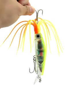 Generic 6-Piece Artificial Fishing Lure Octopus Bait With Beard Set 14cm  - Image 2
