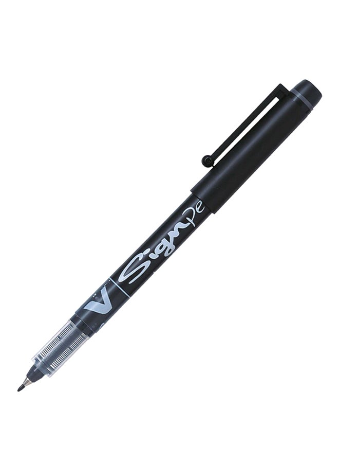 PILOT V-Sign - Fineliner Maker Pen Black  - Image 2