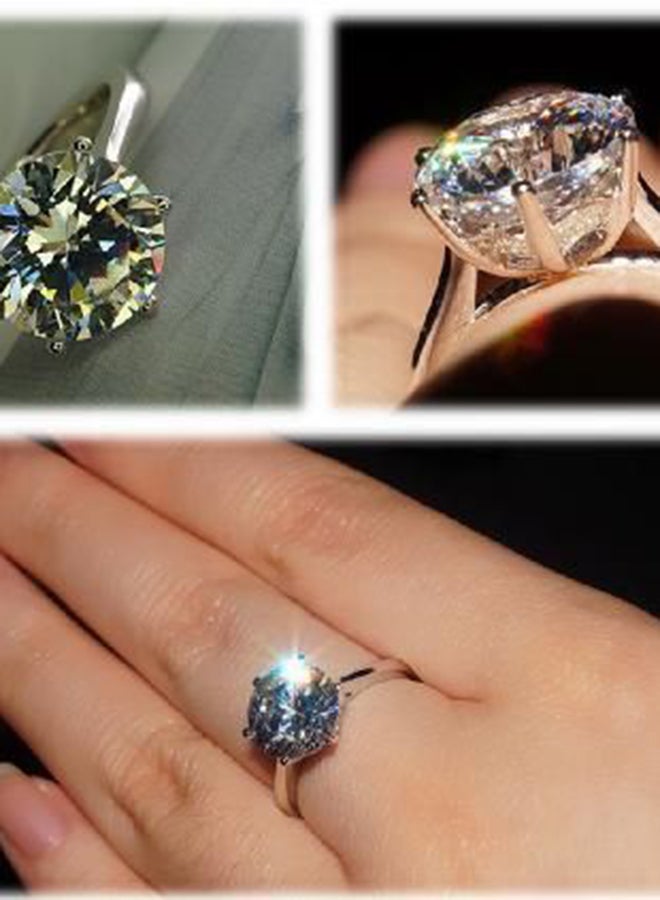 QiaoKai Diamond Studded Silver Ring  - Image 2