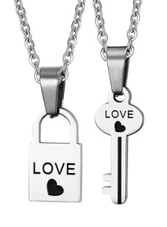 Love Lock Key Pendant Necklace - v1524915778/N14421336A_1