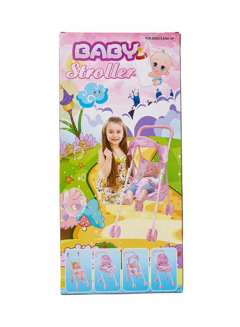 ZAHRAT TOYS Doll With Cart And Sounds - Image 2