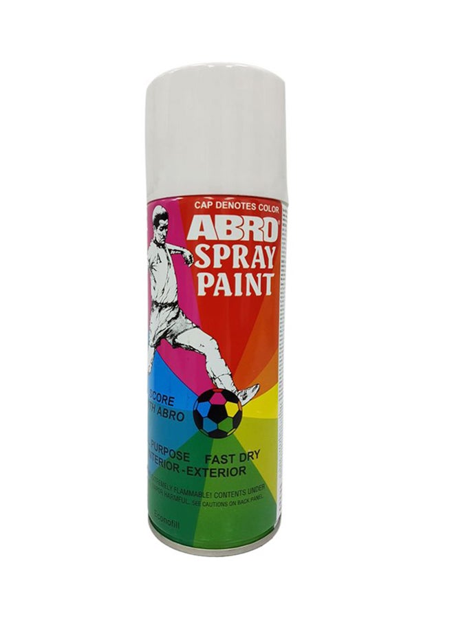 Abro All Purpose Spray Paint Gloss White 227grams