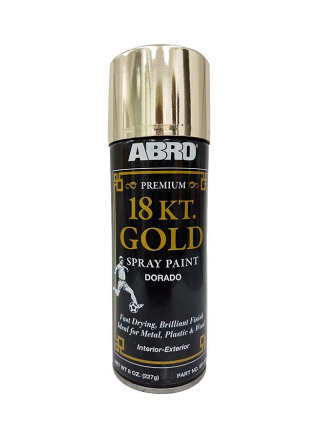 Abro All Purpose Spray Paint 18K Gold 227grams