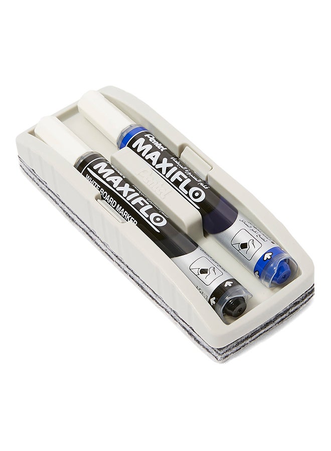 بنتل مجموعة من 2 من أقلام الماركر للألواح وممحاة متعدد الألوان - Image 1