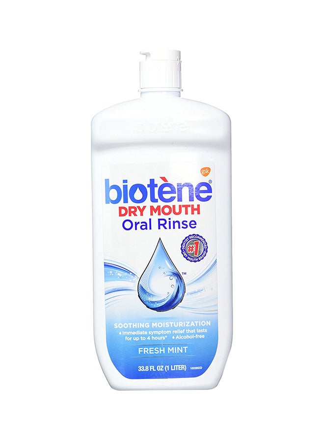 Biotene Fresh Mint Dry Mouth Oral Rinse White 1Liters - Image 1