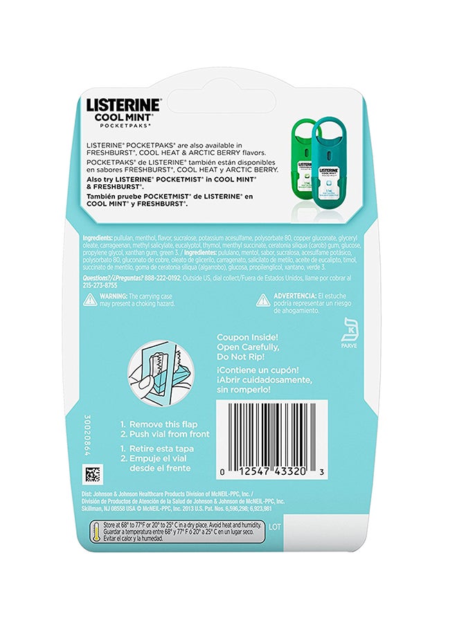 Listerine - 72-Piece Pocketpaks Cool Mint Breath Strips - Image 1