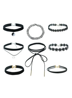 Set of 8 Lobster Clasp Closure Chokers Necklace