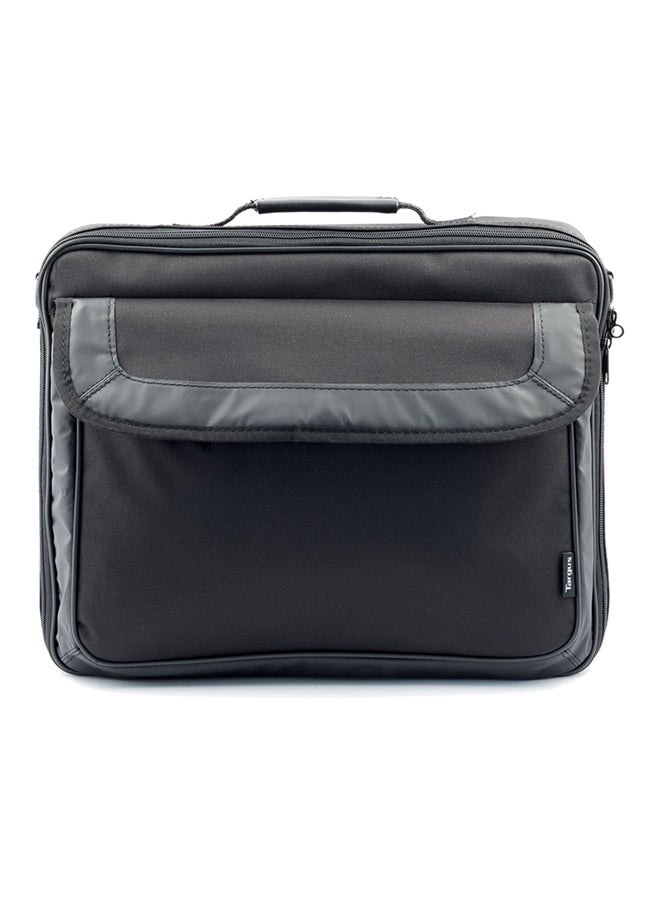 Targus - Classic Clamshell Laptop Bag 15.6 Inch Black - Image 1