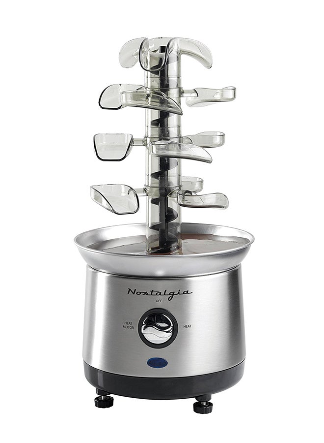 Nostalgia Cascading Chocolate Fondue 170W CFF1000 Silver - Image 1