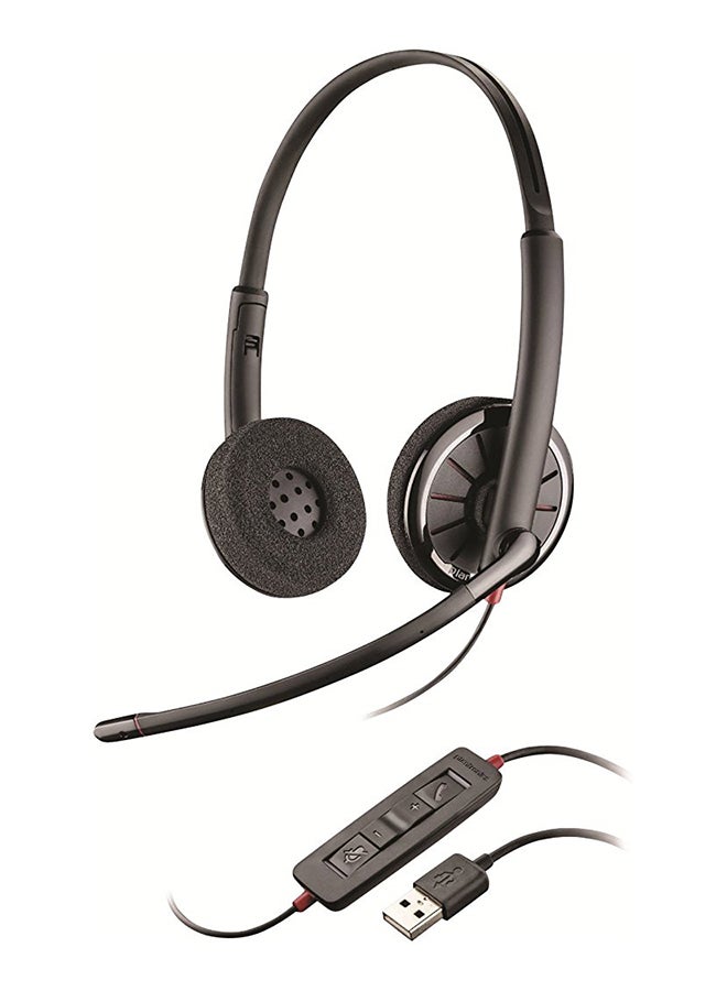 plantronics Headband Headset Brown 