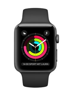 Watch Series 2 Space Grey Aluminum Case With Sport Band 42mm Black