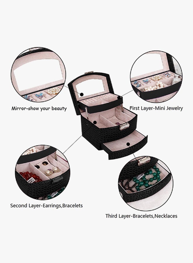 Generic - 3 Layer Jewellery Box With Drawers - Image 1