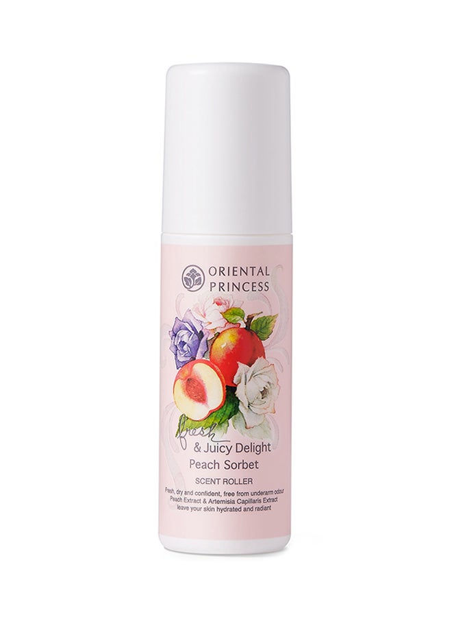 ORIENTAL PRINCESS Fresh And Juicy Delight Peach Sorbet Deodorant Scent Roller 70ml 