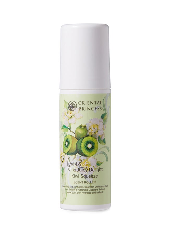 ORIENTAL PRINCESS Fresh And Juicy Delight Kiwi Squeeze Deodorant Scent Roller 70ml  - Image 1