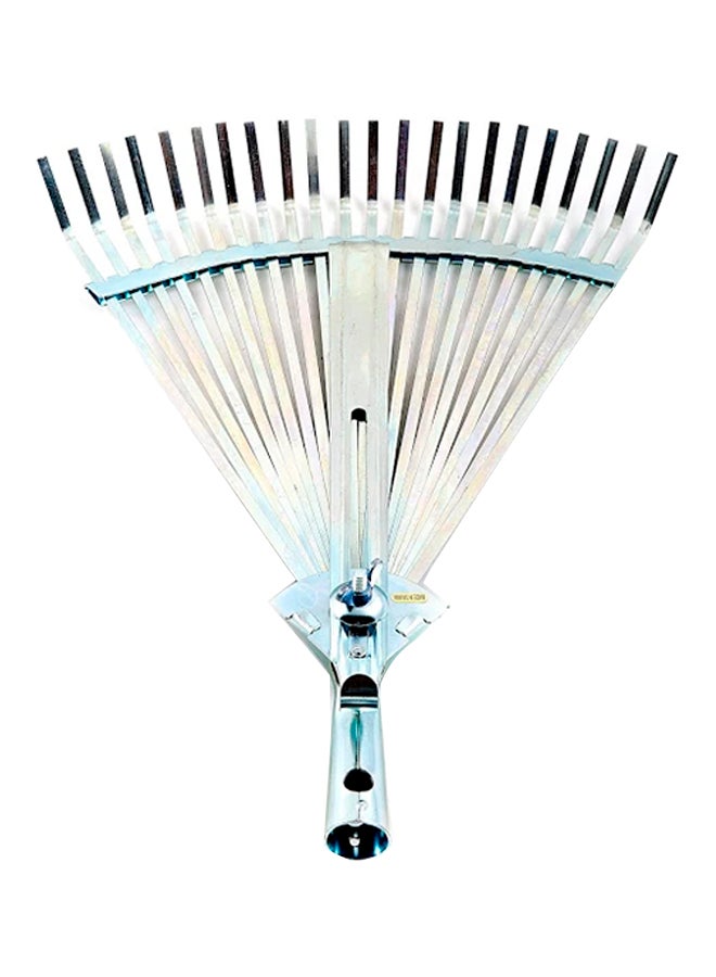 HIFAZAT Adjustable Garden Rake Chrome 120x47mm