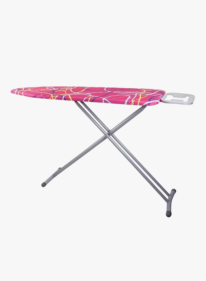 In-House - Folding Iron Board Pink/Grey/White 48x15inch - Image 1