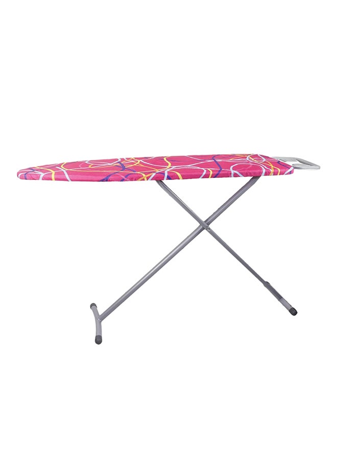 In-House - Folding Iron Board Pink/Grey/White 48x15inch - Image 1