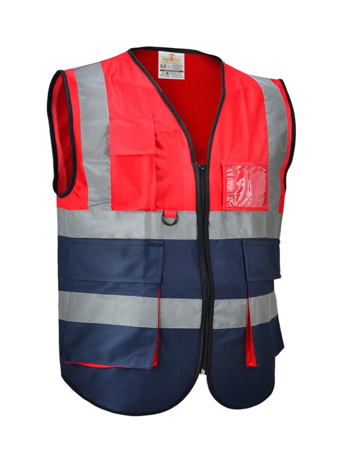 Empiral Dazzle Safety Vest Jacket Red/Navy Blue 