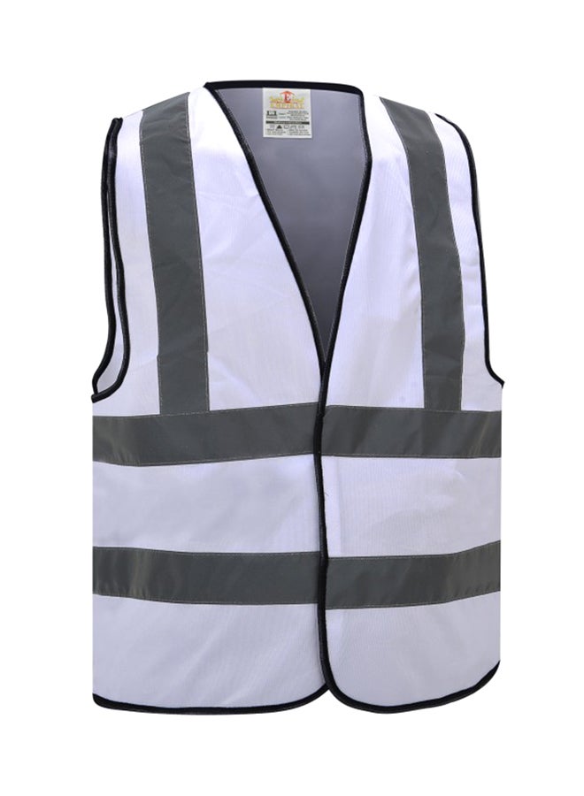 Glitter Safety Vest Jacket White