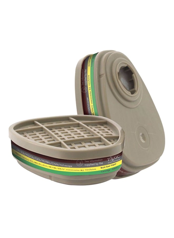 TSGC - Respire 5 ABEK1 Respirator Vapour Cartridge Brown - Image 1