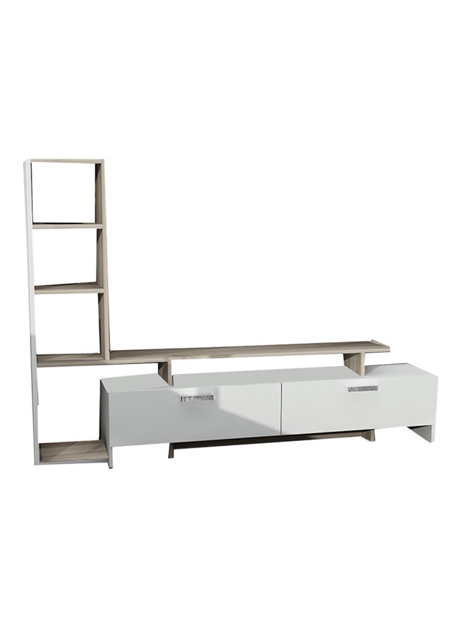 sahaba Simal Television Unit White 168cm - Image 1