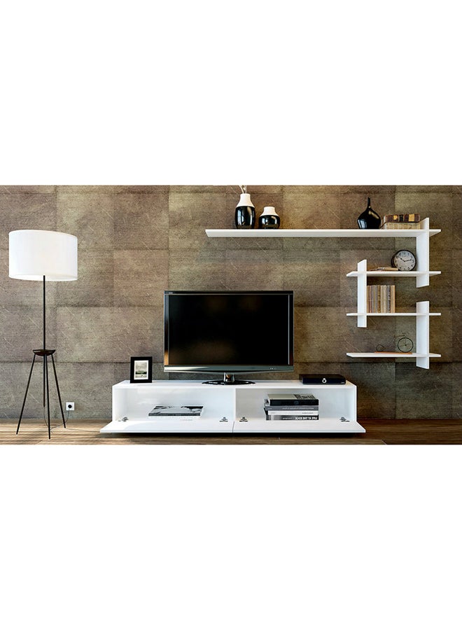 sahaba Ahenk Television Unit White 160cm - Image 2