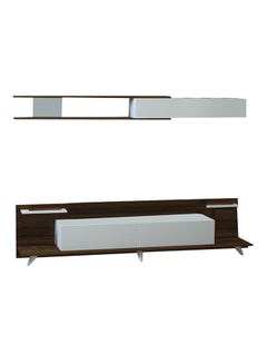 sahaba Dore Television Unit White/Brown 240cm 