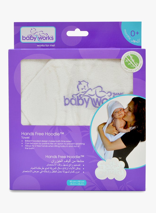 baby works Hands Free Hoodie Bamboo Towel - Image 2