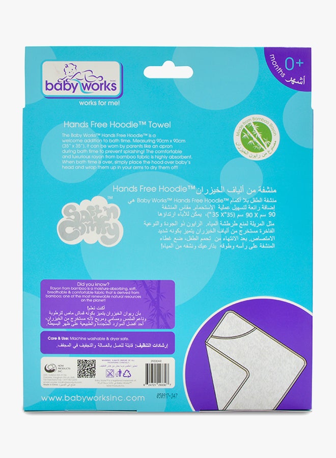 baby works Hands Free Hoodie Bamboo Towel - Image 3