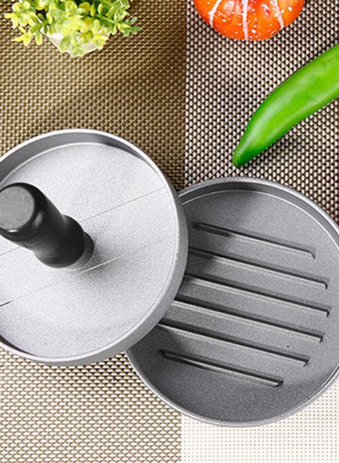 QiaoKai Hamburger And Patties Maker Silver/Black 12x12x9cm  - Image 3
