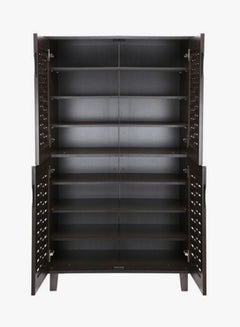 Galaxy Design 4-Door Shoe Cabinet Dark Brown  - Image 2