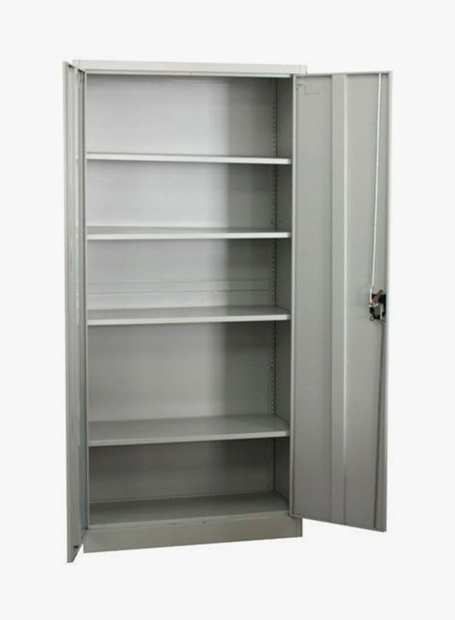 AE 2-Door Steel Cabinet Grey 180x90x45centimeter  - Image 2