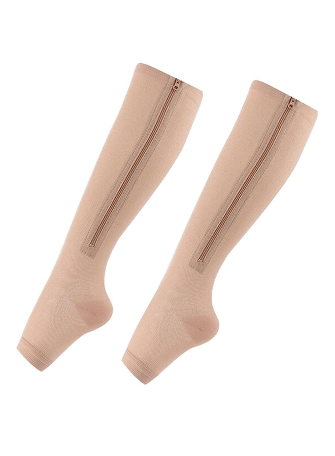 Generic Pair Of Zip Sox Compression Socks 