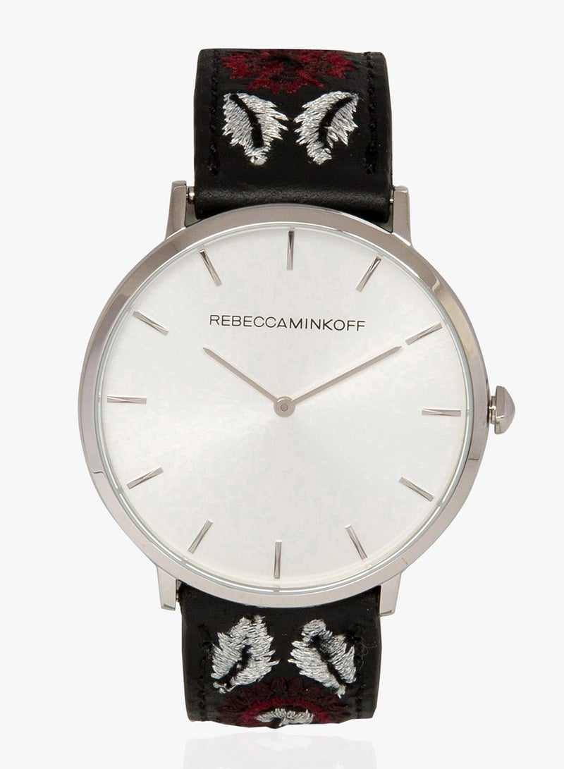 Rebecca Minkoff - Women's Major Analog Leather Watch 2200016 - Image 1