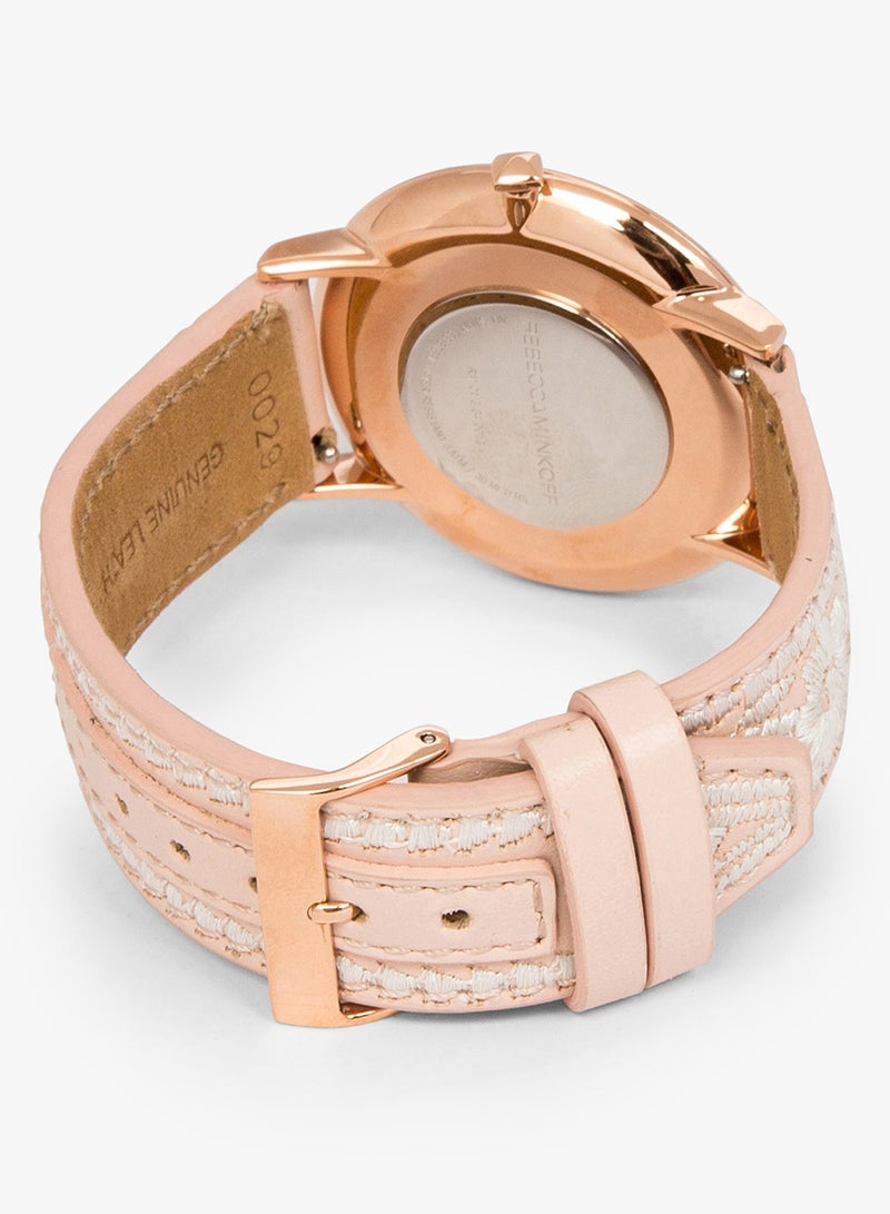 Rebecca Minkoff - Women's Major Analog Leather Watch 2200014 - Image 1