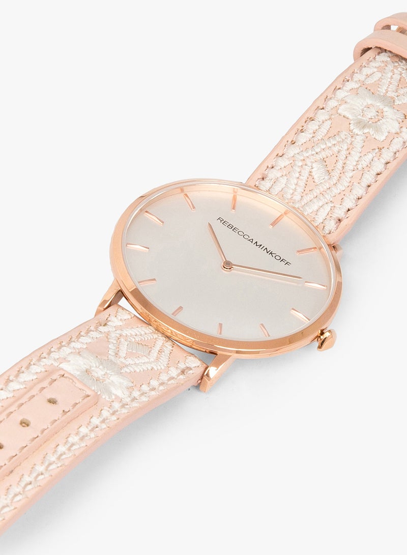 Rebecca Minkoff - Women's Major Analog Leather Watch 2200014 - Image 1