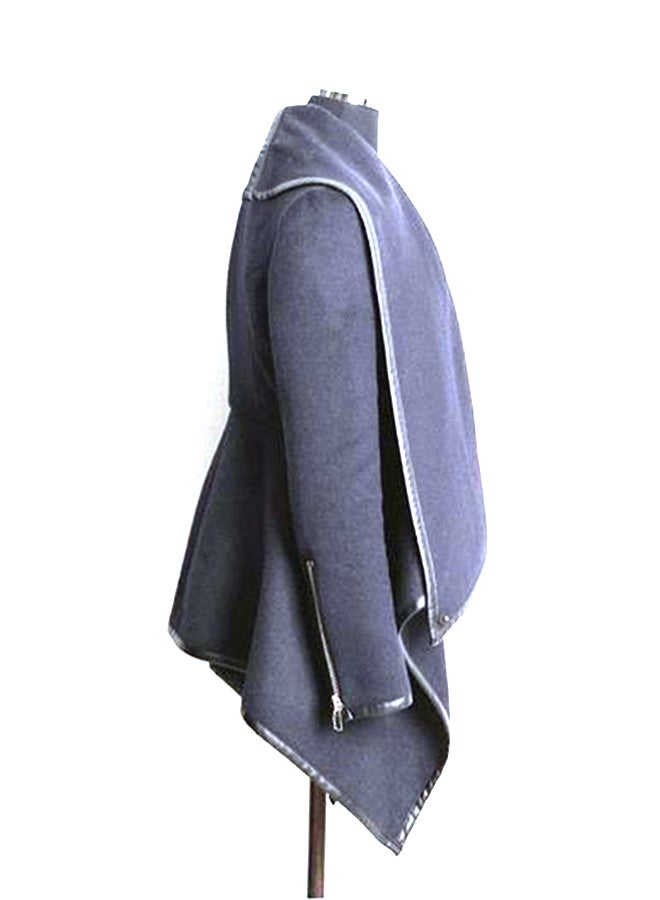 Trench Wool Coat Grey  - Image 4