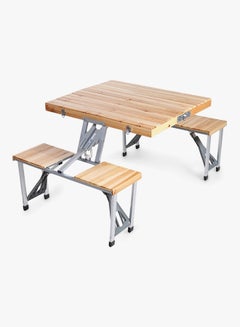 homeworks Wooden Folding Table And Chairs  - Image 2