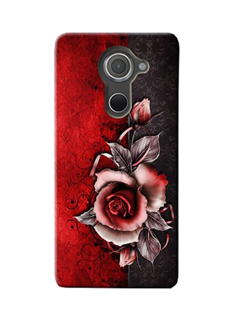 Combination Protective Case Cover For BlackBerry DTEK 60 Vintage Rose