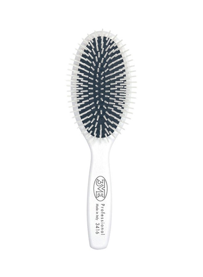 3ME MAESTRI Professional Soft Touch Hair Brush White/Black 