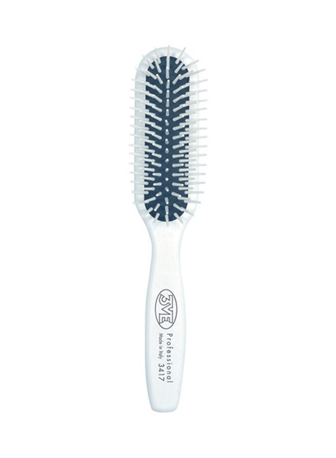 3ME MAESTRI Professional Soft Touch Hair Brush White/Black 