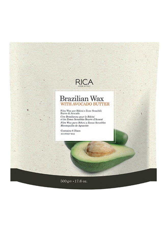 RICA COSMETICS Brazilian Wax With Avocado Butter 500grams 